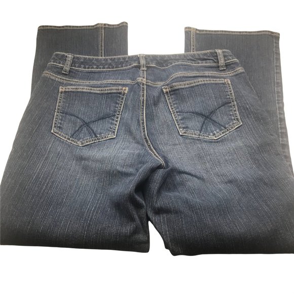 Tommy Hilfiger Women's 10 Reg Boot Cut Blue Jeans Excellent Preowned Condition - Picture 3 of 9